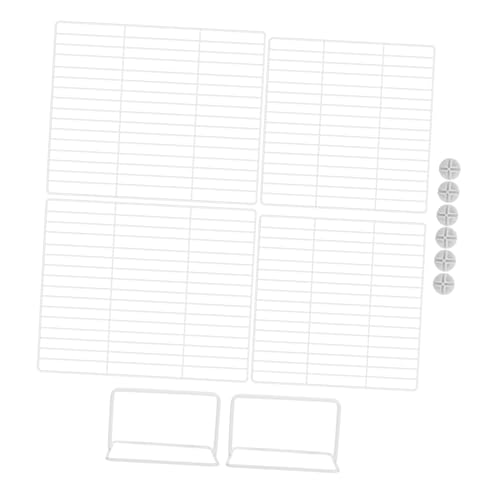 BESTYASH Divisor Ajustable para Refrigerador y Congelador Separador de Estantes con Malla para Organización Supermercados Espacio y Circulación de Aire