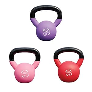 Body Revolution Neoprene Kettlebell 24kg – 2kg – Coated Cast Iron Kettlebells, Cardio and HIIT Exercise Weights – Gym Equipment for Home Strength Training and Workouts