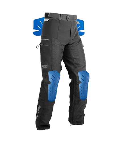 Image of Rynox Outlander Pro Pants CE Certified Class AA - Motorcycle Riding Pants| Impact Protection | Abrasion Resistance | Water Resistant| Hip, Knee + Shin Protectors
