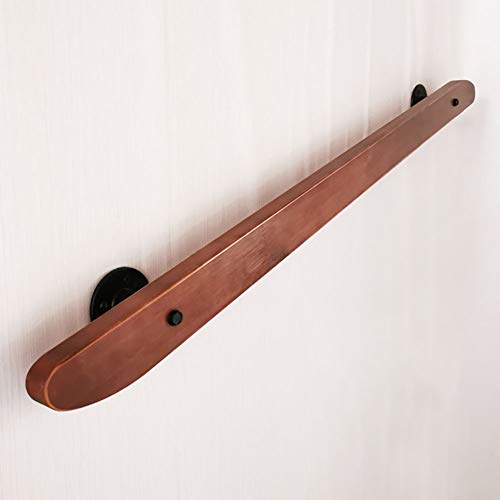 Rampe d'escalier en bois de 100 cm avec fixation murale solide - 4