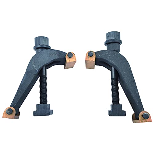 Image of HHIP 3900-0326 11 /16 inch Universal Adjustable Clamp Set with Brass Plate (Fit 3 /4 inch T-Slot)