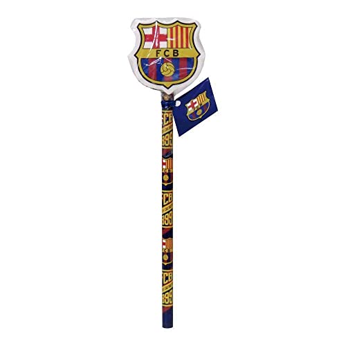 Barcelona FCB FC Pencil with Rubber Decorated (CYP tp-12-bc)