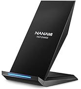 nanami 置くだけワイヤレス急速充電器 Amazon.co.jp: NANAMI ワイヤレス充電器 Qi急速 充電スタンド 2