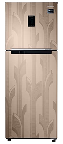 Image of Samsung 301L 2 Star Inverter Frost-Free Convertible 5 In 1 Double Door Refrigerator Appliance (RT34C4522YB /HL,Bronze Archi)