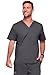 CHEROKEE Men's Premium Core Stretch V-Neck Scrub Top, Pewter, XX-Large