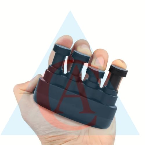 Image of CA 4 Finger Piano Trainer Adjustable Finger Flexibility Trainer Grip for Piano Guitar Players Finger Exerciser for Hand Exercises Rehabilitation Finger Strengthener Grip Strength Trainer(1pc)