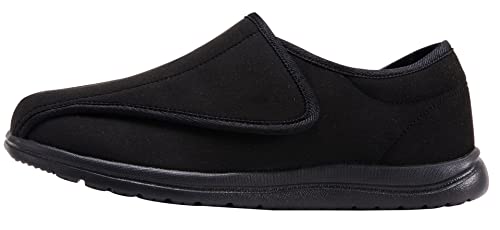 Men Wide Walking Shoes Adjustable Velcr Elderly Diabetic Edema Swollen Feet Outdoor Lightweight Anti Slip Sneaker Sole3