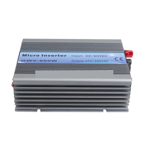 BIANMTSW 600W Solar Grid Tie Inverter MPPT Pure Sine Wave 10.5 28VDC or 22 60VDC to 110V or 230VAC Inverters for Solar Panel (GWV 600W 22 60V,230V)