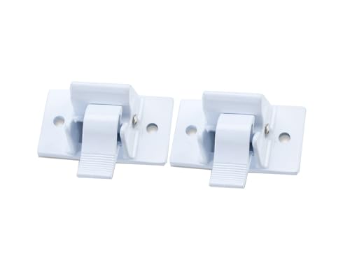 Zhiqinge 2PC 3104653.005 RV Awning Bottom Mounting Bracket White