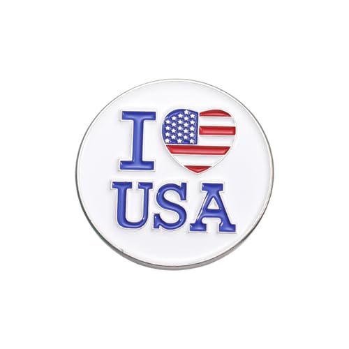 Image of Rhinestone Brooch Pins for Women, Vintage Crystal Enamel Brooches, American Flag Pin Patriotic Lapel Pins Gift for Suit Clothes Bag Accessories