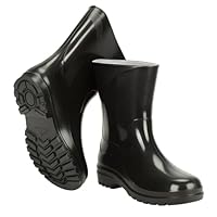 PVC Ladies Wellington Boots - Waterproof Rain Boots for Women - Comfortable Easy-Clean Design with Non-Slip Sole - Durable Modern Style for Gardening, Festivals, Dog Walking, Everyday Use