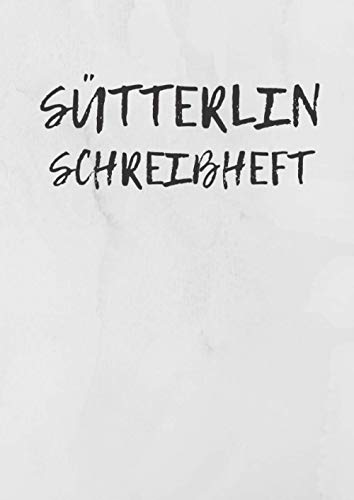 Preisvergleich Produktbild Sütterlin Schreibheft: A4 / 110 Seiten / Kurrent Heft zum Schreiben lernen / Altdeutsch Schreibübungen