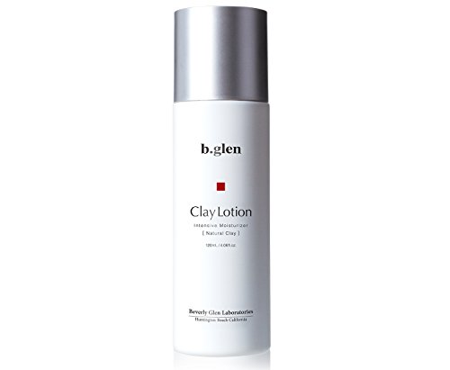 b.glen Facial Moisturizing Toning Lotion from Japan | Inflammation | Acne | Dry Skin | Sensitive Skin | Bentonite | Hyaluronic Acid | b.glen Clay Lotion 120mL/4.06fl.oz.