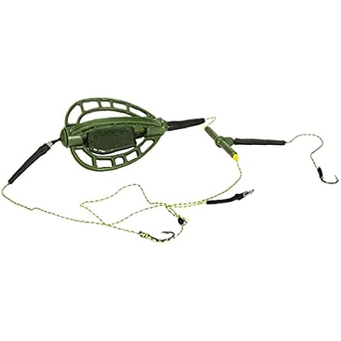 Fishing Feeder,Method Feeders Fishing Bait Feeder Rigs Fishing Inline Lure Trap Fishing Accessories Cover