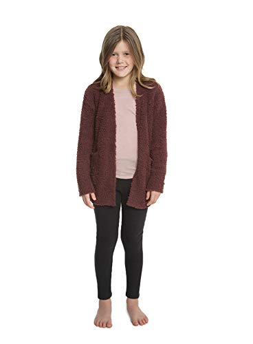 Barefoot Dreams CozyChic Girls So-Cal Cardi Pockets, Youth-Knit Clothes