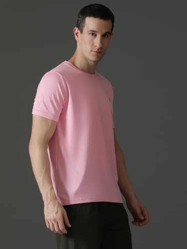 Image of EPPE Men's Round Collar T-Shirt | Regular & Dry Fit Summer Stylish Casual Tee | Polyester Half Sleeve T-Shirts for Men.