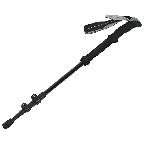 Ubersweet® 3-Section wear-Resistant Hiking Pole for Climbing (Black)