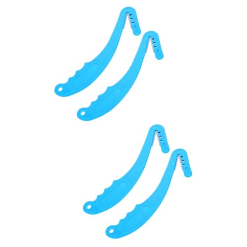 Happyyami 2sets Unloading Label Knife Goat Ear Tag Remover Heavy Duty Ear Tag Removers Livestock Ear Tags Removal Tools Livestock Ear Tags Remover Cattle Ear Tag Removal Tool Steel 2pcs*2