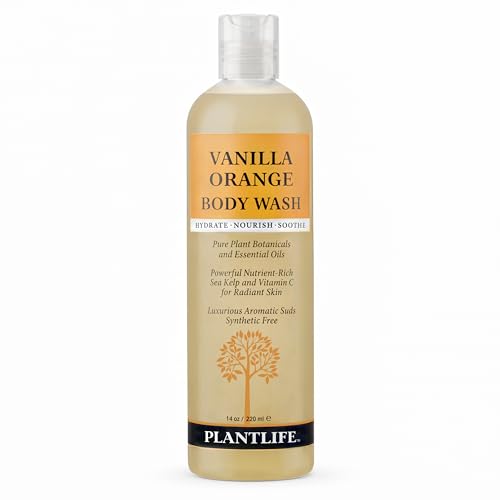 Plantlife Vanilla Orange Body Wash - GMO and Gluten Free