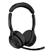 Produktbild Jabra Evolve2 55 - schnurloses Stereo-Headset mit Ladestation Air Comfort - Mikrofone mit Geräuschunterdrückung & ANC - kompatibel mit Allen UC-Plattformen wie Zoom und Google Meet - Schwarz