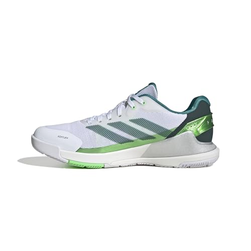 adidas Crazyquick Lightstrike Padel Shoes, Zapatos Hombre, Cloud White/Aurora Ivy/Lime Burst, 42 2/3...