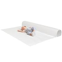 Morimoe Safety Bed Guard Rail for Toddlers, 40D Memory Foam 100% Cotton Widened Washable Cover, Fall Protection for Kids, Adults and Seniors