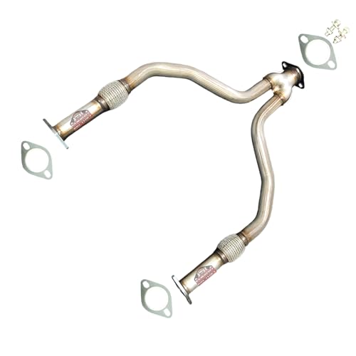 100-3142 STAINLESS STEEL FRONT EXHAUST FLEX Y PIPE FITS