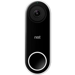 Google Nest Doorbell (Wired) – Formerly Nest Hello – Video Doorbell with 24/7 Streaming – Smart Doorbell Camera for Home with HDR Video, HD Talk and Listen, Night Vision, and Person Alerts