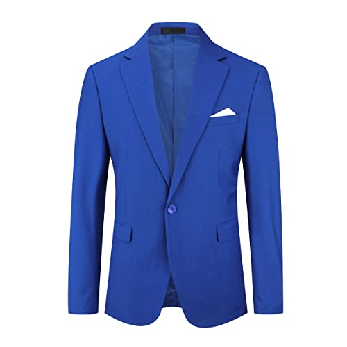 YOUTHUP Blazer da Uomo Slim Fit Formale Giacca da...