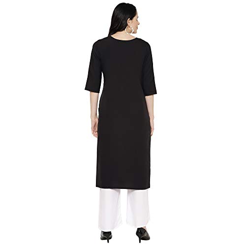 Image of Women's Crepe Regular Kurta