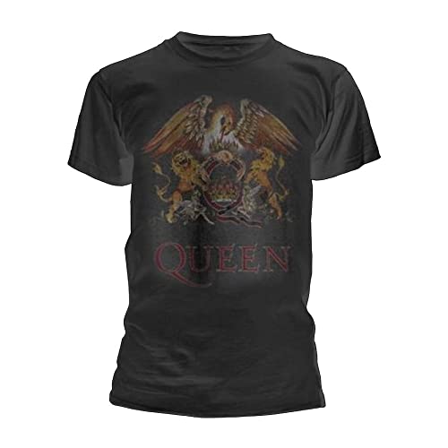 Amplified Charcoal Queen Royal Crest T Shirt from