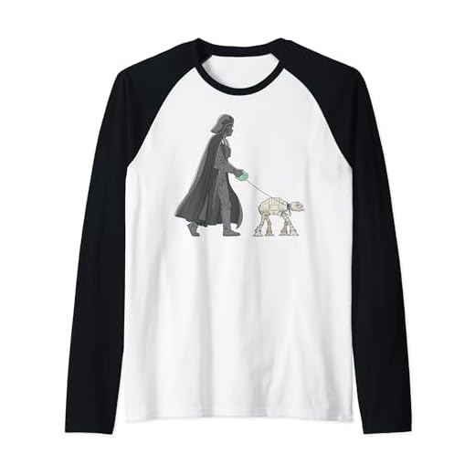 Star Wars Darth Vader AT-AT Walker Camiseta Manga Raglan