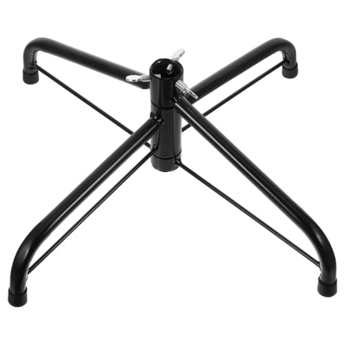 VALICLUD Soporte para ÁRbol De Navidad Plegable De Hierro Resistente Base Estable para ÁRbol Artificial De 1.2 a 1.5 M FáCil InstalacióN para DecoracióN Navideña Y Postes Variados