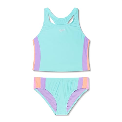 Image of Speedo Girls Swimsuit Two Piece Tankini Thick StrapTankini Set