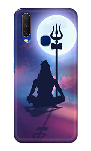 Image of Printed Hard Back Cover Case for Vivo Y15 | Vivo Y17 | Vivo Y11 | Vivo U10 | Vivo Y12 | Vivo Y12i Back Cover (Lord Shiva) -702