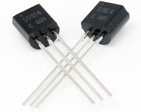 Transistor 50pcs S9014 Transistor Kit Triode Silicon NPN Transistor Set 50v 150mA BJT TO-92 Diode Electronic Component Capacitor