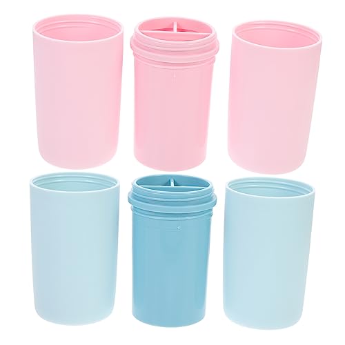 YOSADIER 旅行用歯ブラシボックス 歯ブラシ収納ケース 歯磨き粉ホルダー 軽量コンパクトデザイン アウトドア 旅行 家庭用 2個セット