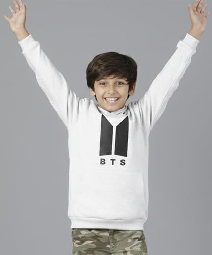 Image of KYDA KIDS Boys Cotton Regular Fit Hooded Neck Hoodies - Sweatshirt with Hoodies Full Sleeves Winter Wear, Long Sleeve Sweatshirts for Boys