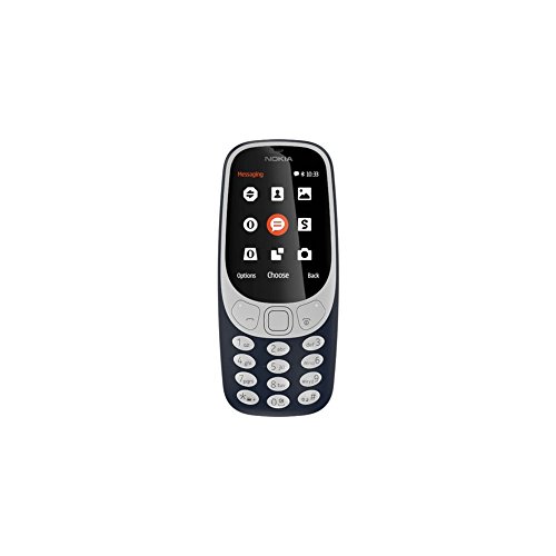 Nokia 3310 Telefono Cellulare Dual Sim, Memoria Interna da 16 MB, Dual SIM, Blu Scuro