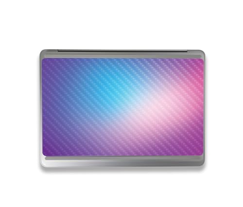 Image of MightySkins Carbon Fiber Skin Compatible with Microsoft Surface Laptop Studio 2 (2023) Full Wrap Kit - Royal Haze | Protective, Durable Textured Carbon Fiber Finish | Easy to Apply | Made in The USA
