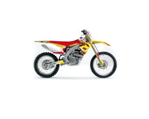 Kit déco Pulsar rouge Suzuki 450 RMX pour le motocross en piste