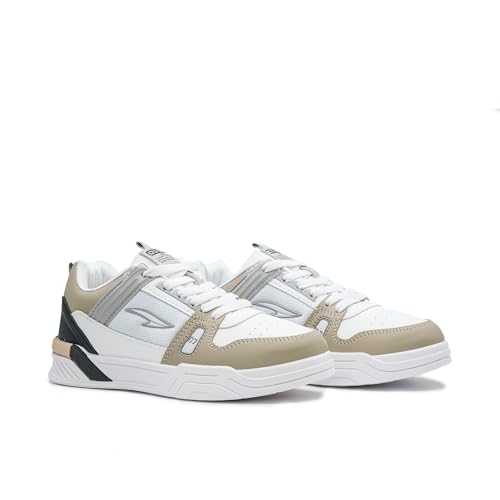 Image of ASIAN Men CHICAGO-01 Stylish Casual Mid Top Sneakers and Trendy Shoes with Laces for Men & Boys | Perfect for Wearing to Outings, and Comfortable All-Day Use, Stylish and Durable