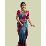 Yashika-Womens-Fancy-Banarasi-Kanjivaram-Art-Silk-Saree-with-Blouse-PiecesBlue-Coloured-Kanjivaram-Saree-AZ-YS-OG-VINALI-BLUE