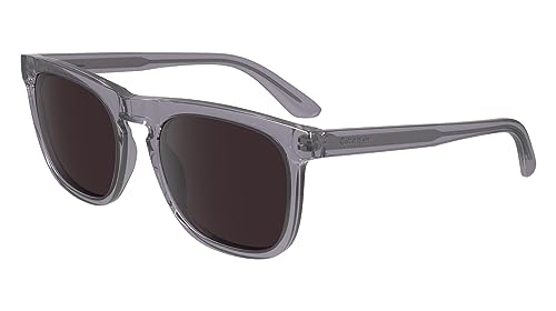 Calvin Klein Unisex Adult Sunglasses CK23534S - Grey with Solid Grey Lens - Image 2