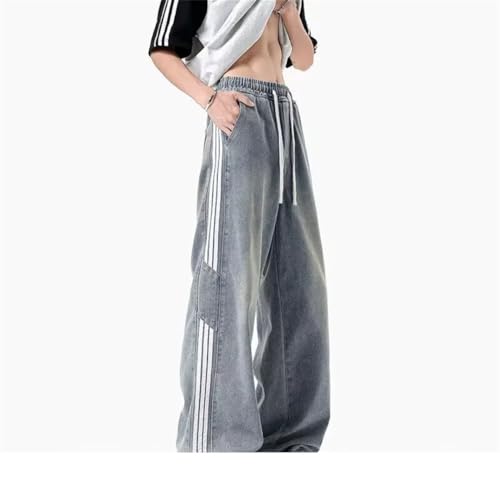 Men Street Jeans Loose Straight Leg Pants Men's Casual Pants3