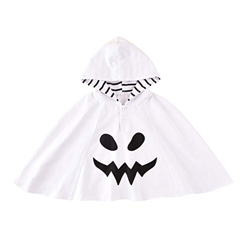 Thorn Tree Halloweens Baby Boys Girls Suit Ghost Robe Fancy Party Costume Toddler Clothes Baby Hats 2PCS Outfits Set