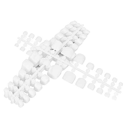 240 unidades de pontas de unhas, pontas de unhas de cobertura total fosca, unhas postiças para ponta