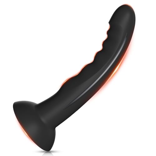 Analplug Dildos Anal Dildo,Analdilos Herren,mit Dildo Saugnapf,Buttplug Anal Plug Masturbator Analspielzeuge,Dildo Schwarz Analdildos Butt plug Masturbatoren,Sex Spielzeug für die Männer Frau (S)