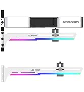 upHere gaming Support Carte Graphique,GPU ARGB LED Sync Ajustable Selon la Support Carte Graphiqu...