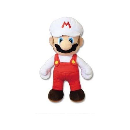Amazon スーパーマリオ 特大サイズぬいぐるみ ファイアマリオ ぬいぐるみ おもちゃ